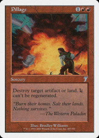 Pillage [Seventh Edition] | Lots Moore NSW