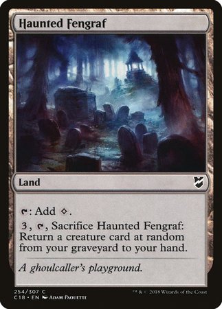 Haunted Fengraf [Commander 2018] | Lots Moore NSW