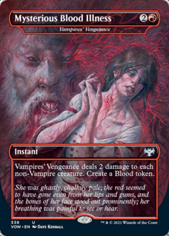 Vampires' Vengeance - Mysterious Blood Illness [Innistrad: Crimson Vow] | Lots Moore NSW