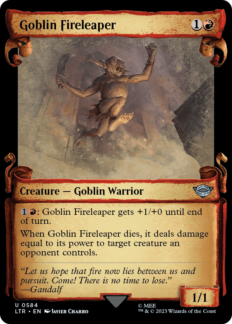 Goblin Fireleaper [The Lord of the Rings: Tales of Middle-Earth Showcase Scrolls] | Lots Moore NSW