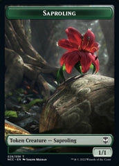 Beast // Saproling Double-sided Token [Streets of New Capenna Commander Tokens] | Lots Moore NSW