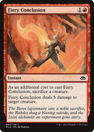 Fiery Conclusion [Planechase Anthology] | Lots Moore NSW
