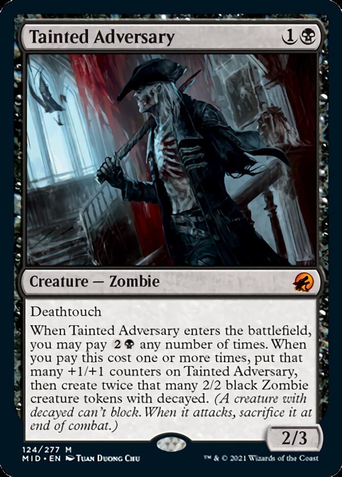 Tainted Adversary [Innistrad: Midnight Hunt] | Lots Moore NSW