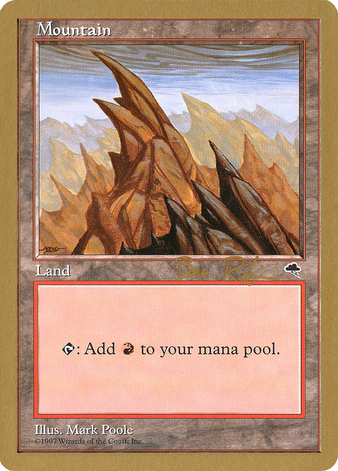 Mountain (br346) (Ben Rubin) [World Championship Decks 1998] | Lots Moore NSW