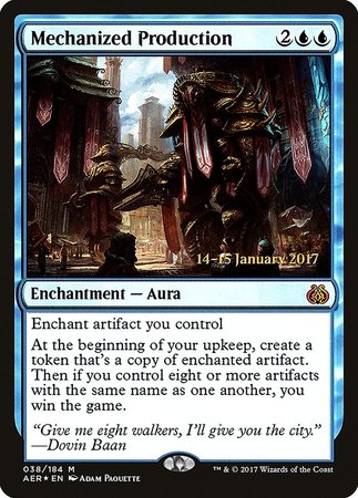 Mechanized Production [Aether Revolt Promos] | Lots Moore NSW