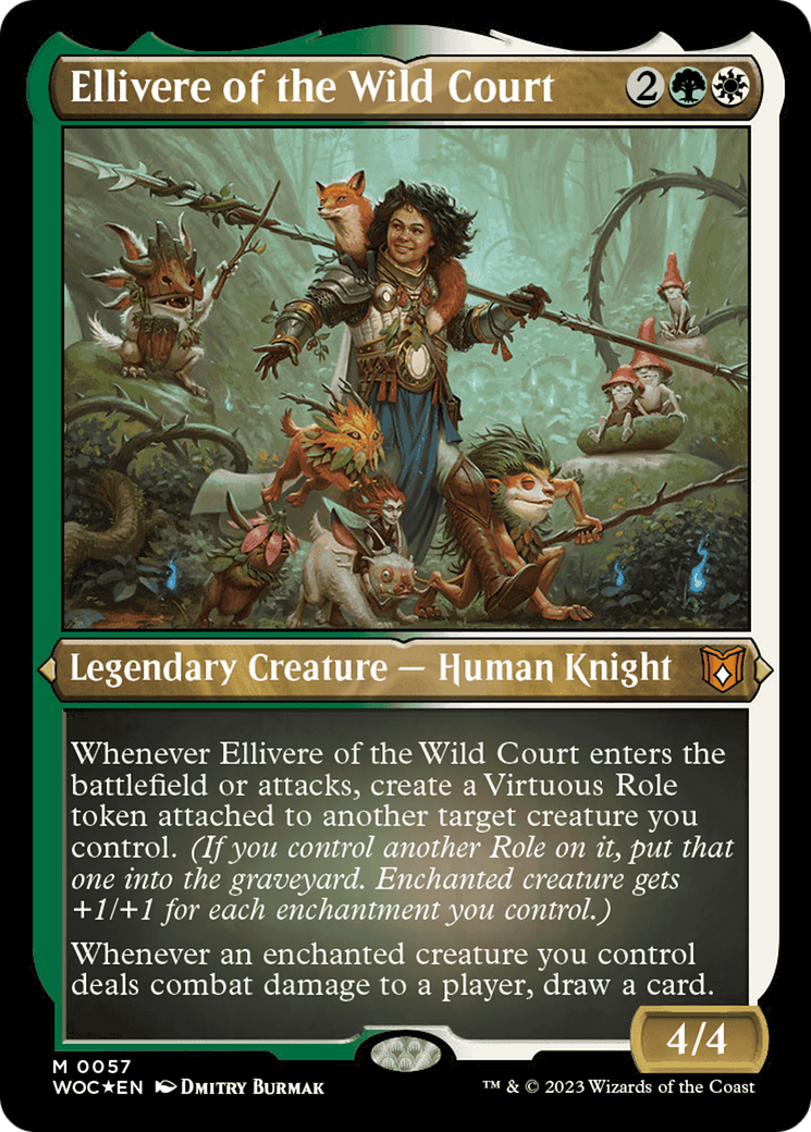 Ellivere of the Wild Court (Display Commander) [Wilds of Eldraine Commander] | Lots Moore NSW