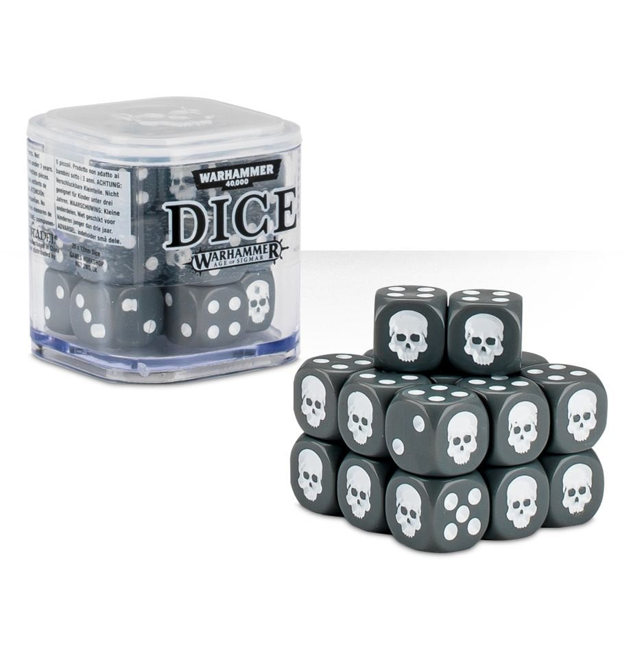 Grey Games Workshop Dice Cube | Lots Moore NSW