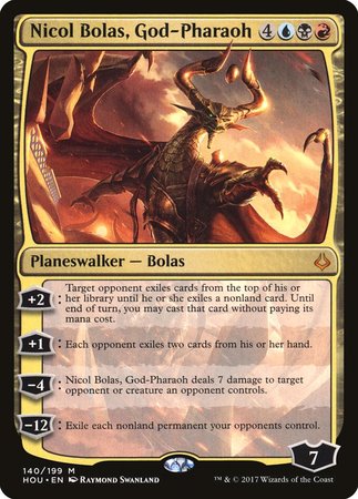 Nicol Bolas, God-Pharaoh [Hour of Devastation] | Lots Moore NSW