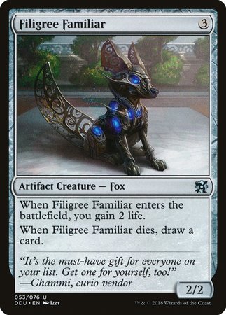 Filigree Familiar [Duel Decks: Elves vs. Inventors] | Lots Moore NSW