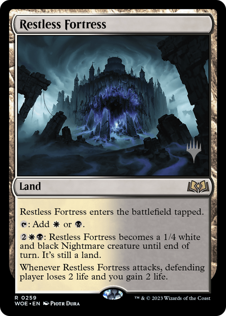 Restless Fortress (Promo Pack) [Wilds of Eldraine Promos] | Lots Moore NSW