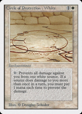 Circle of Protection: White [Unlimited Edition] | Lots Moore NSW