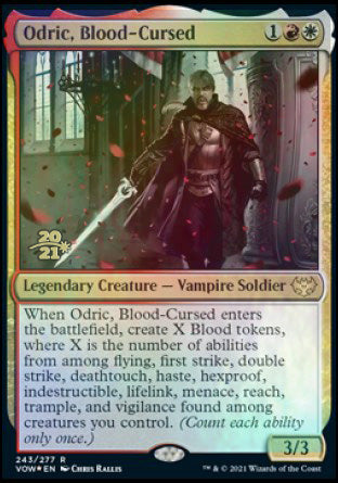 Odric, Blood-Cursed [Innistrad: Crimson Vow Prerelease Promos] | Lots Moore NSW