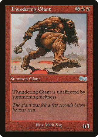 Thundering Giant [Urza's Saga] | Lots Moore NSW