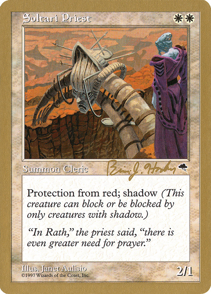 Soltari Priest (Brian Hacker) [World Championship Decks 1998] | Lots Moore NSW