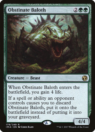 Obstinate Baloth [Iconic Masters] | Lots Moore NSW