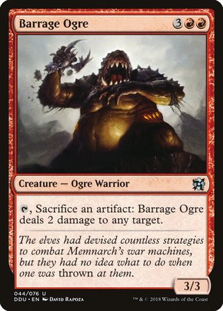 Barrage Ogre [Duel Decks: Elves vs. Inventors] | Lots Moore NSW