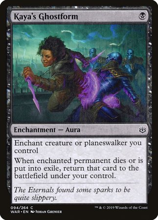 Kaya's Ghostform [War of the Spark] | Lots Moore NSW