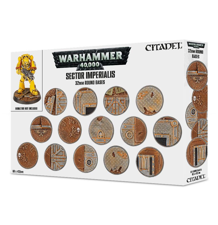 Sector Imperialis 32mm Round Bases | Lots Moore NSW