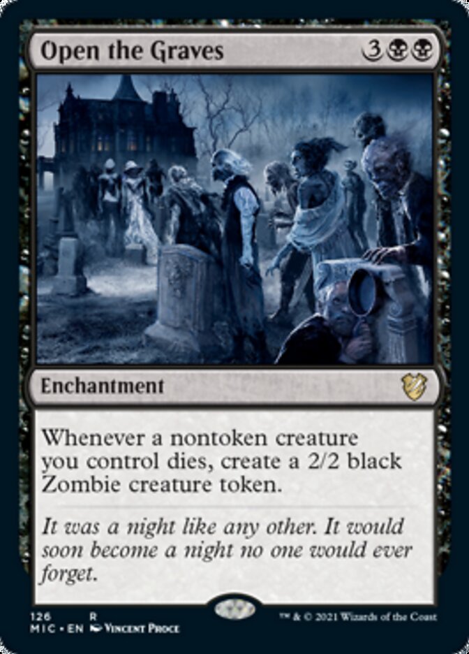 Open the Graves [Innistrad: Midnight Hunt Commander] | Lots Moore NSW