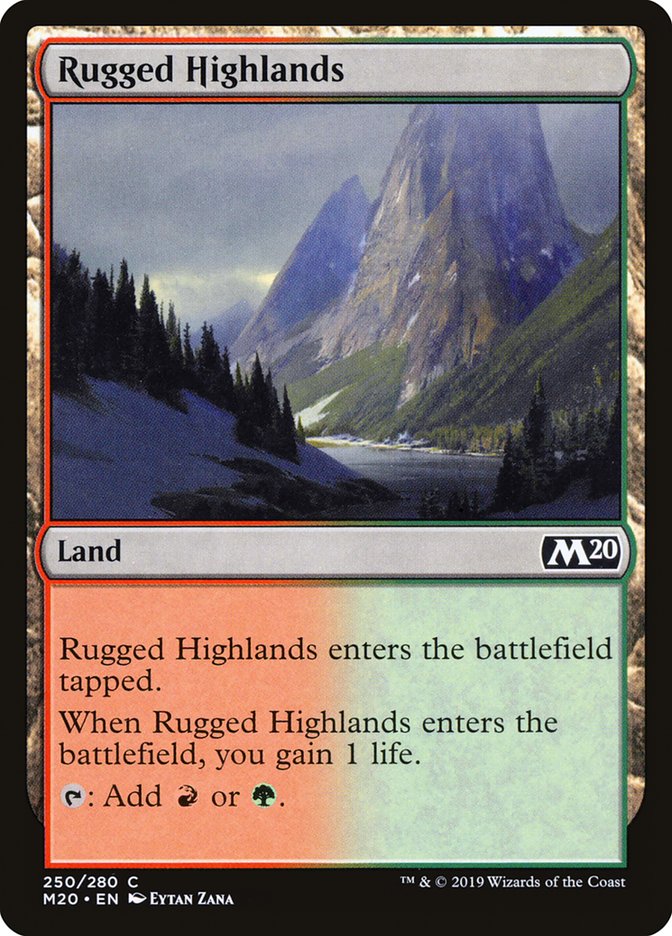 Rugged Highlands [Core Set 2020] | Lots Moore NSW