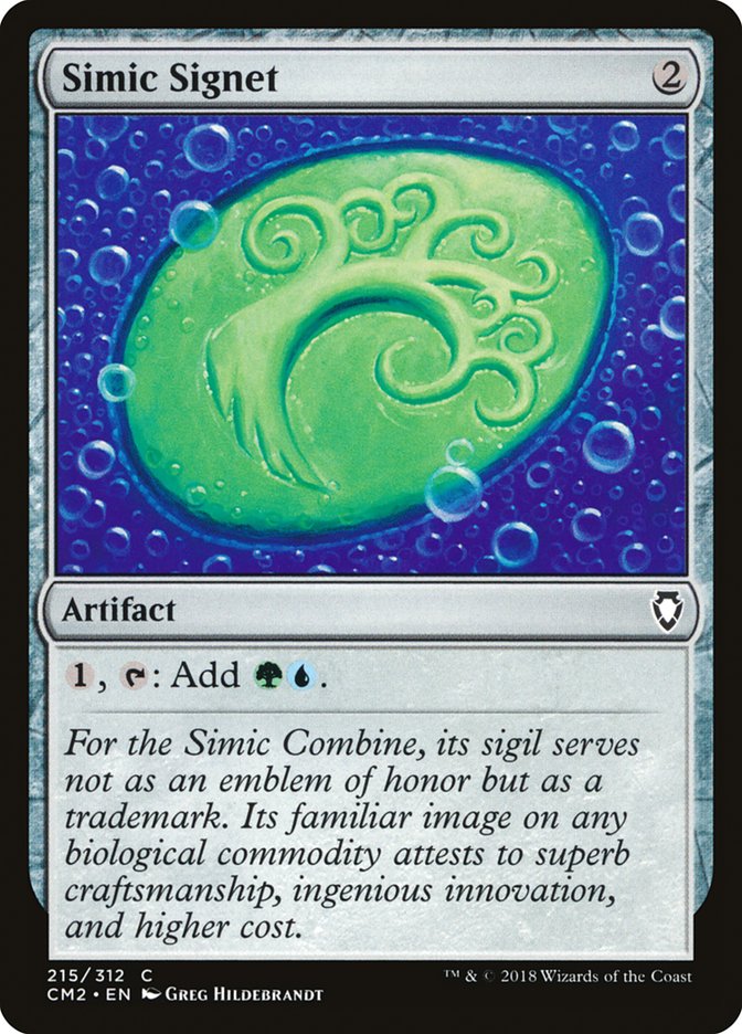 Simic Signet (215/312) [Commander Anthology Volume II] | Lots Moore NSW