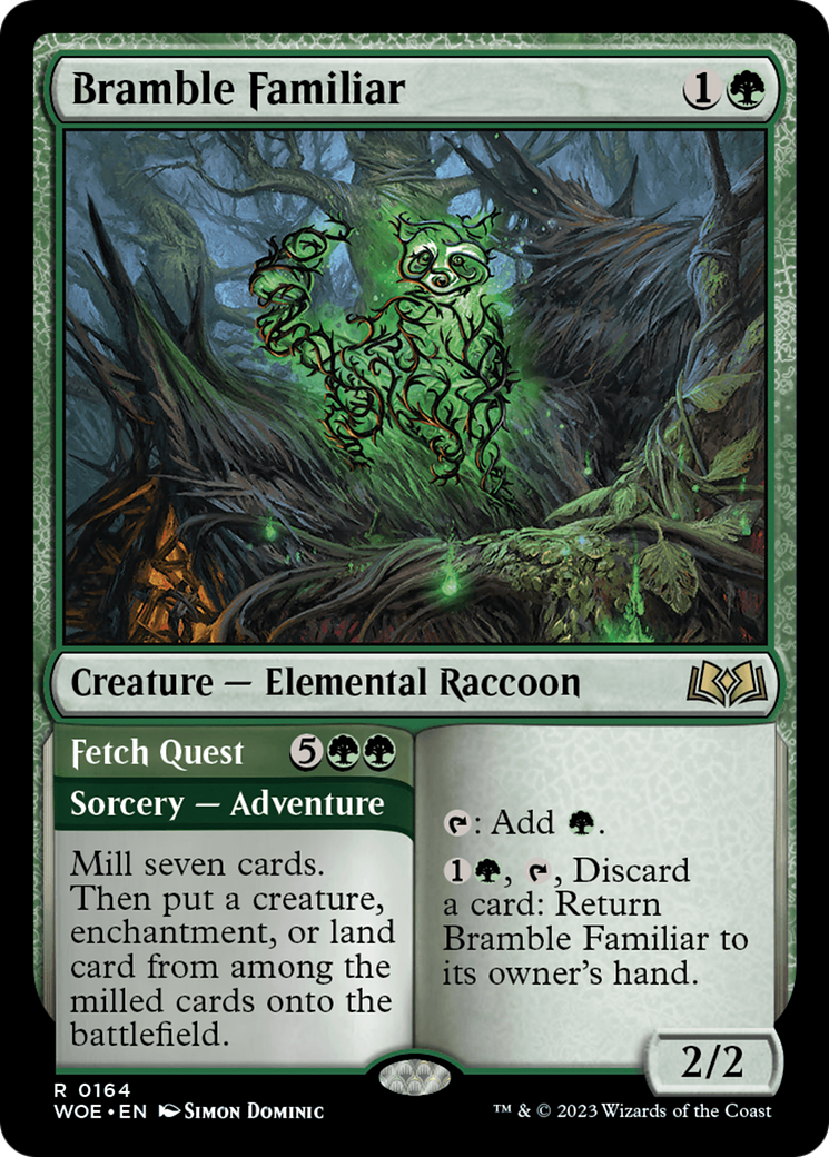 Bramble Familiar // Fetch Quest [Wilds of Eldraine] | Lots Moore NSW