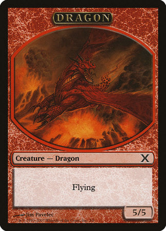 Dragon Token [Tenth Edition Tokens] | Lots Moore NSW