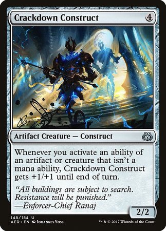 Crackdown Construct [Aether Revolt] | Lots Moore NSW
