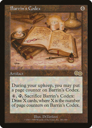 Barrin's Codex [Urza's Saga] | Lots Moore NSW