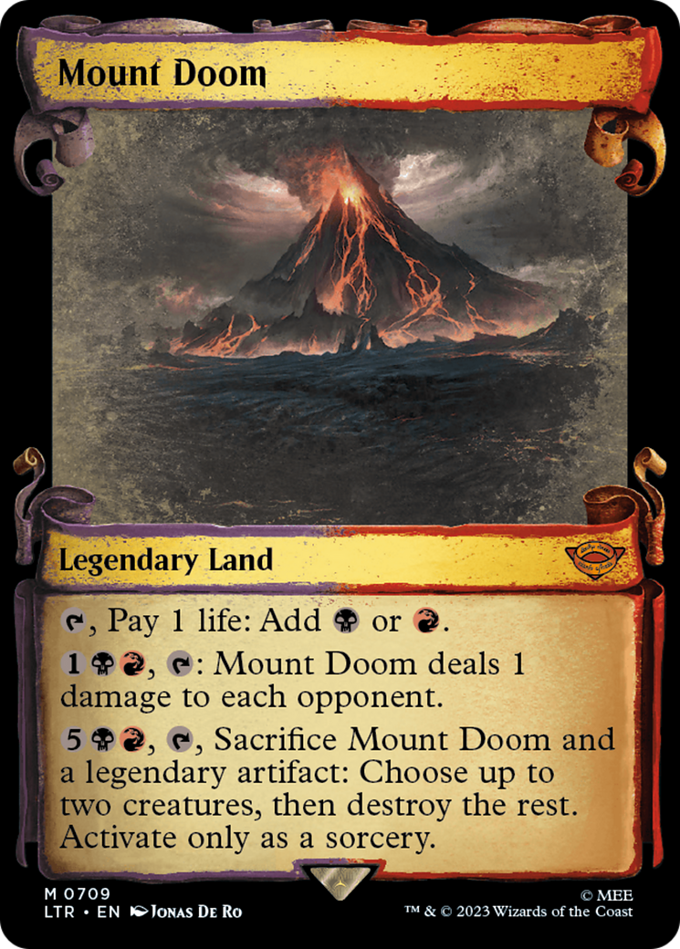 Mount Doom [The Lord of the Rings: Tales of Middle-Earth Showcase Scrolls] | Lots Moore NSW