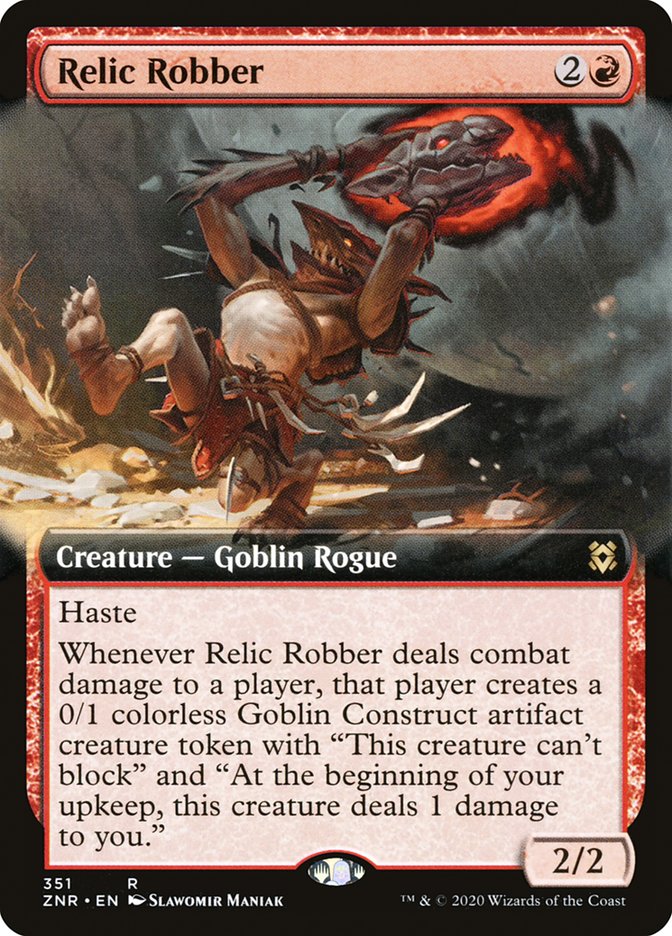 Relic Robber (Extended Art) [Zendikar Rising] | Lots Moore NSW