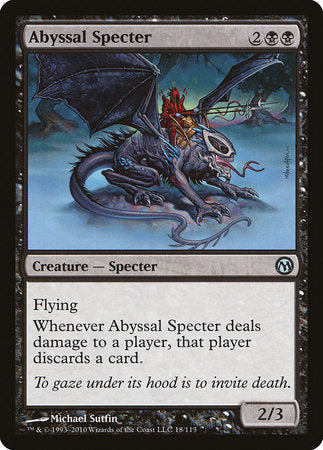 Abyssal Specter [Duels of the Planeswalkers] | Lots Moore NSW