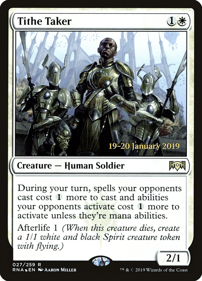 Tithe Taker [Ravnica Allegiance Prerelease Promos] | Lots Moore NSW