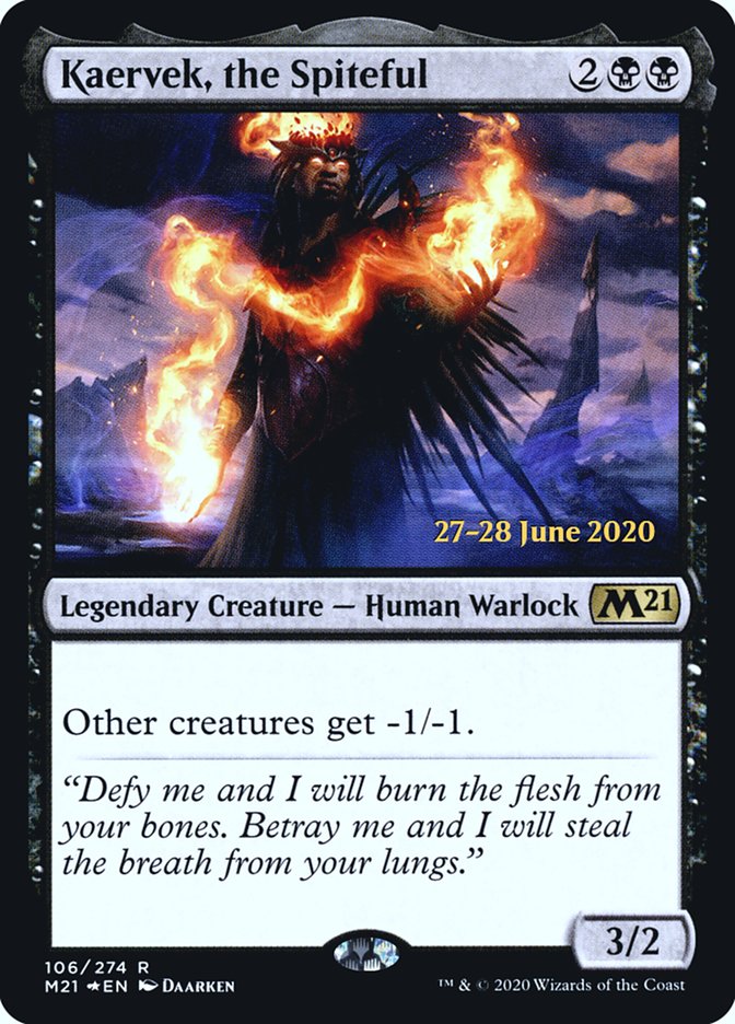 Kaervek, the Spiteful  [Core Set 2021 Prerelease Promos] | Lots Moore NSW