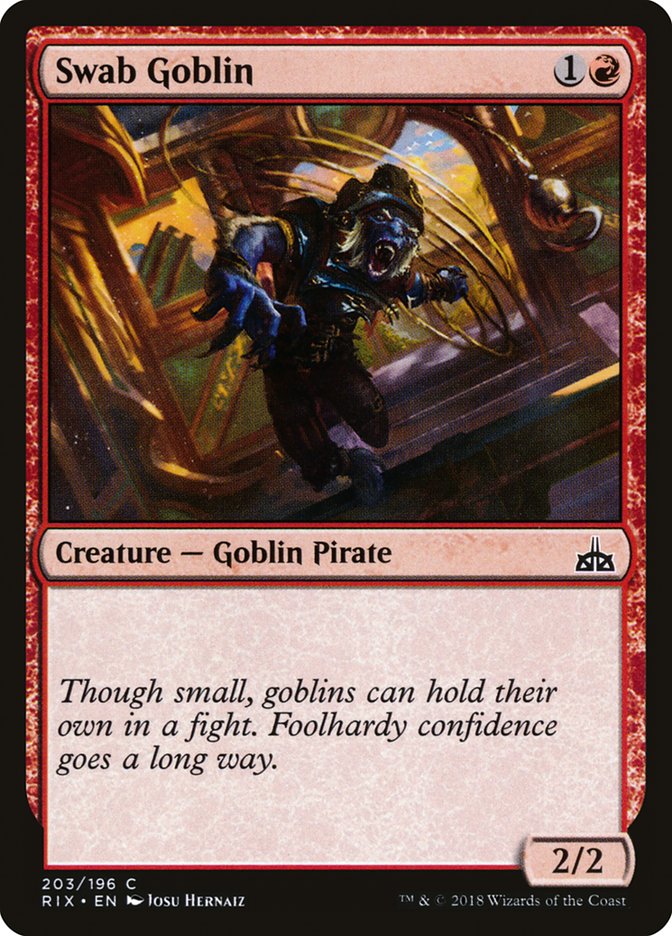 Swab Goblin [Rivals of Ixalan] | Lots Moore NSW