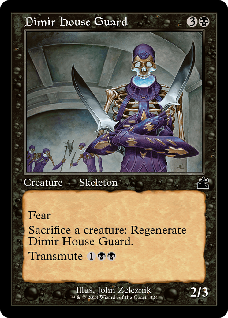 Dimir House Guard (Retro Frame) [Ravnica Remastered] | Lots Moore NSW