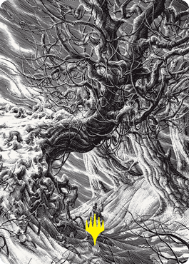 Forest Art Card (Gold-Stamped Signature) [Innistrad: Crimson Vow Art Series] | Lots Moore NSW