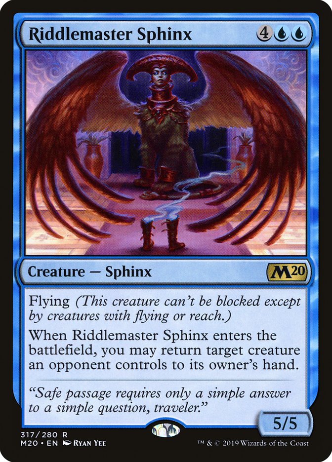 Riddlemaster Sphinx [Core Set 2020] | Lots Moore NSW