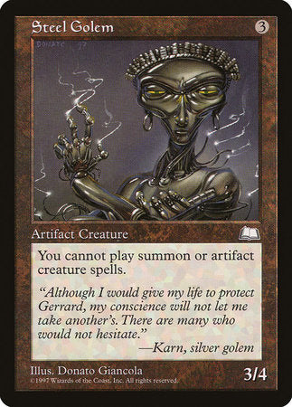 Steel Golem [Weatherlight] | Lots Moore NSW