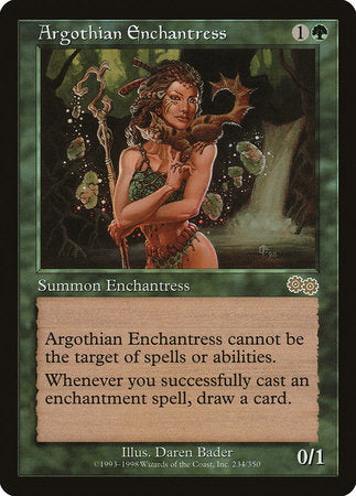 Argothian Enchantress [Urza's Saga] | Lots Moore NSW