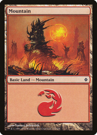 Mountain (172) [New Phyrexia] | Lots Moore NSW