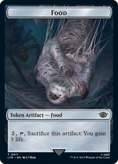 Food // Wraith Double-Sided Token [The Lord of the Rings: Tales of Middle-Earth Commander Tokens] | Lots Moore NSW