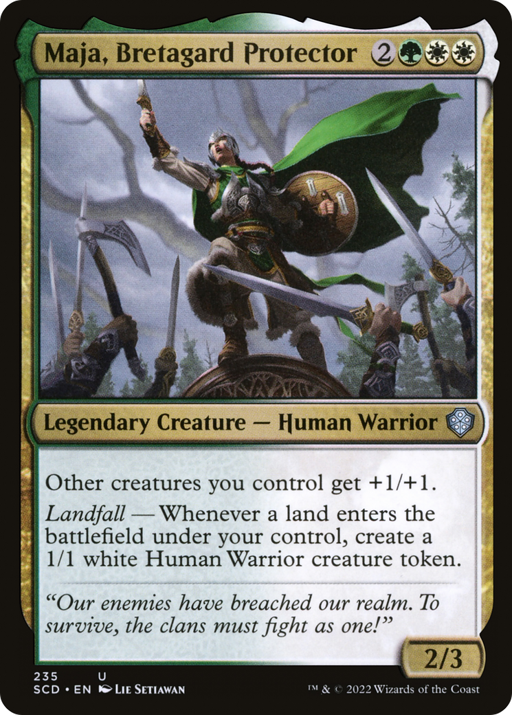 Maja, Bretagard Protector [Starter Commander Decks] | Lots Moore NSW