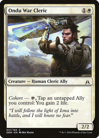 Ondu War Cleric [Oath of the Gatewatch] | Lots Moore NSW