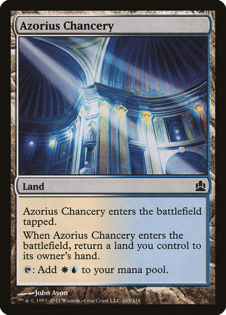 Azorius Chancery [Commander 2011] | Lots Moore NSW