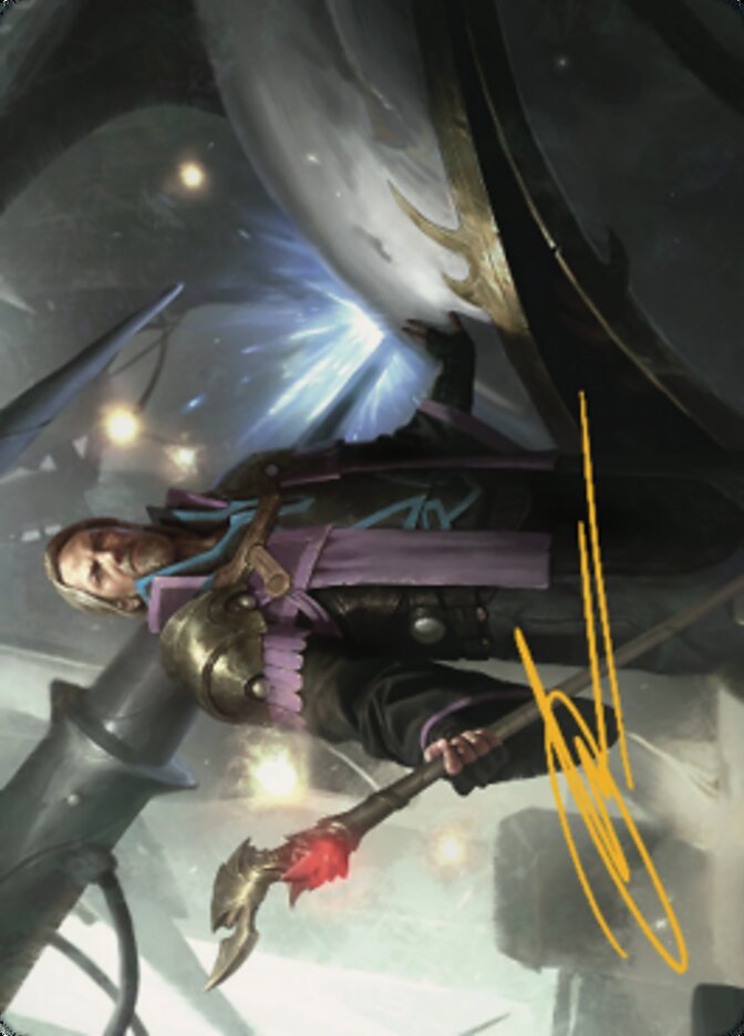 Urza, Prince of Kroog Art Card (Gold-Stamped Signature) [The Brothers' War Art Series] | Lots Moore NSW