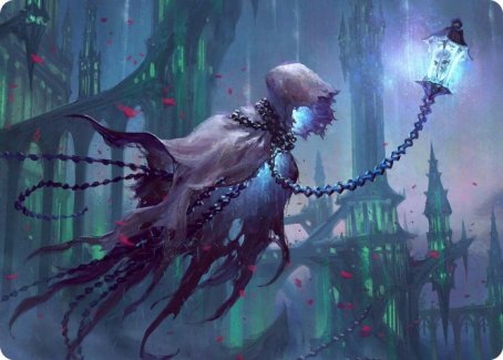 Wanderlight Spirit Art Card [Innistrad: Crimson Vow Art Series] | Lots Moore NSW