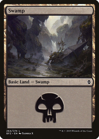 Swamp (264) [Battle for Zendikar] | Lots Moore NSW