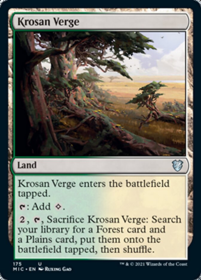 Krosan Verge [Innistrad: Midnight Hunt Commander] | Lots Moore NSW