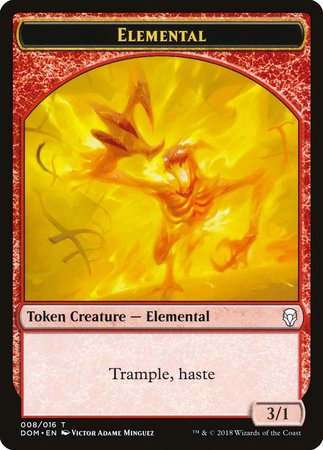 Elemental Token [Dominaria Tokens] | Lots Moore NSW